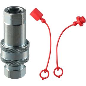 3/8" Tractor Couplers,Quick Disconnect Coupling,Face Hydraulic Quick Connect Coupler Set