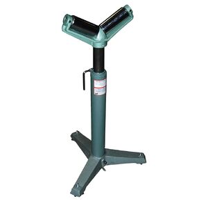 Vestil Stand-G-V Steel V Roller Stand 26 in. to 36 in. Raised Height 1,760 Lb. Capacity Gray