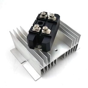 MDQ150A1600V Bridge Rectifier Diode with Heat Sink W-95, 150Amp Single Phase Rectifier Bridge Module Electronic Components