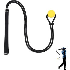 Golf Swing Rope Trainer, Professional Golf Swing Training Aid, Improved Golfers Swing and Master Tempo, Golf Warm-Up Practice Equipment for Golfers of All Levels