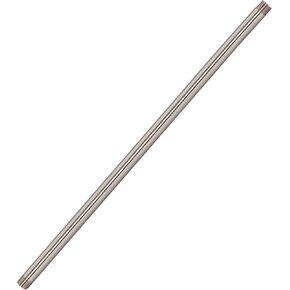 Westbrass D12119-07 ½" x 19" IPS Brass Pipe Nipple, Satin Nickel