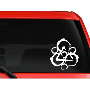 Coheed Inspired Vinyl Decal Sticker for Car Truck SUV Window Laptop Approx 5.5" Inches White