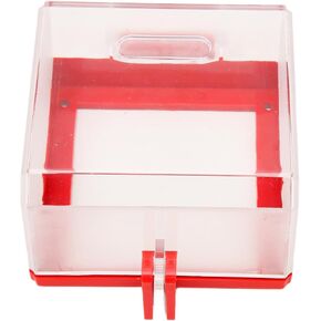 Emergency Stop Switch Cover, Easy Installation Safe PC Push Button Switch Protector Prevent Misoperation Transparent for Electrical Equipments