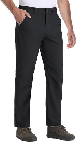 TACVASEN Men's Hiking Pants Stretch Lightweight Water Resistant Quick Dry Straight Fit Slacks Dress Work Casual Pants in Saudi Arabia