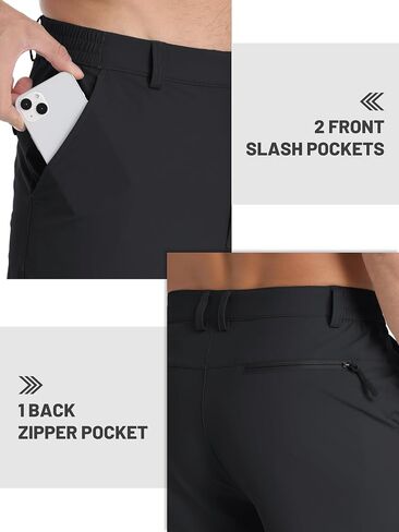 TACVASEN Men's Hiking Pants Stretch Lightweight Water Resistant Quick Dry Straight Fit Slacks Dress Work Casual Pants in Saudi Arabia