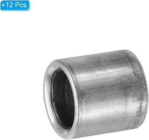 PATIKIL M8 Steel Spacers, 12 Pcs Metal Spacers Steel 8mm ID x 12mm OD x 12mm L Carbon Steel Spacer Screw Standoff Round for 5/16in or M8 Screw Bolts in Saudi Arabia