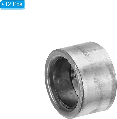 PATIKIL M8 Steel Spacers, 12 Pcs Metal Spacers Steel 8mm ID x 12mm OD x 12mm L Carbon Steel Spacer Screw Standoff Round for 5/16in or M8 Screw Bolts in Saudi Arabia