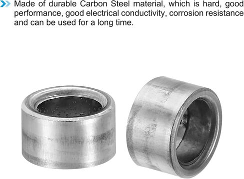 PATIKIL M8 Steel Spacers, 12 Pcs Metal Spacers Steel 8mm ID x 12mm OD x 12mm L Carbon Steel Spacer Screw Standoff Round for 5/16in or M8 Screw Bolts in Saudi Arabia