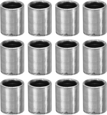 PATIKIL M8 Steel Spacers, 12 Pcs Metal Spacers Steel 8mm ID x 12mm OD x 12mm L Carbon Steel Spacer Screw Standoff Round for 5/16in or M8 Screw Bolts in Saudi Arabia