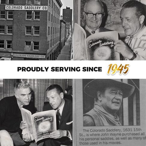 كولورادو سرجليري توتنهام Deadwood للرجال - الصلب الأسود ، توتنهام الأنيقة مع 1-1/4 "ثمانية نقاط الجليد - مثالية لركوب الدرب ، تاج الخيول ، تجهيز - في زوج in Kuwait