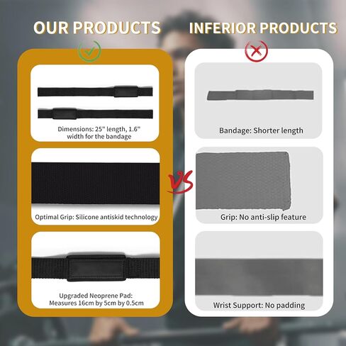Weight Lifting Straps, Wrist Straps for Deadlifts, Strength Training, Bodybuilding, Heavy Lifting Straps for Men and Women, Non-Slip, Comfortable, Durable Lifting Straps for Weightlifting and Gym Training in Saudi Arabia