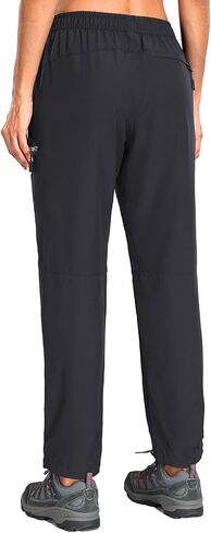 Holipick Women's Hiking Pants Lightweight Quick Dry Water Resistant Elastic Waist Outdoor Camping Travel Cargo Zipper Pockets in Saudi Arabia