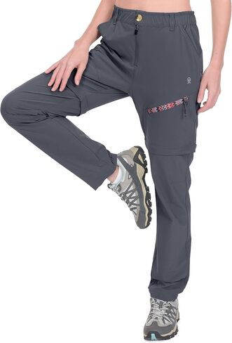 Little Donkey Andy Women's Hiking Pants Lightweight Convertible Zip-Off Pants Quick Dry UPF 50 in Kuwait