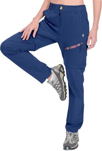 Little Donkey Andy Women's Hiking Pants Lightweight Convertible Zip-Off Pants Quick Dry UPF 50 in Kuwait
