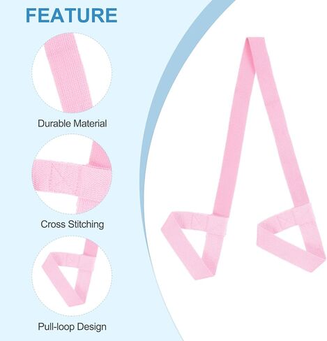 PATIKIL Yoga Mat Strap Adjustable Yoga Mat Carrier Straps Sling Cotton Anti Slip Mat Holder Stretching Band for Exercise in Kuwait