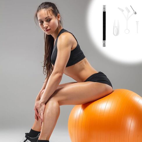 16-Piece Exercise Ball Plug Replacement Kit Exercise Ball Pump Yoga Ball Pump Air Stopper Plug Pin Adapter Kit with Needle for Volleyball Soccer Basketball Fitness Exercise Ball Inflatable Bed in Saudi Arabia