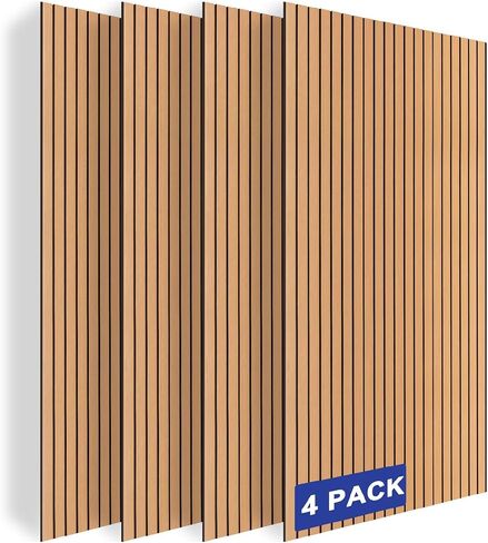 BUBOS 4 Pack Large Acoustic Panels,47.2"x23.6"Acoustic Wall Panels,Self-adhesive Sound Proof Panels for Walls,Decorative Soundproof Panels for Recording Studio&Office,Khaki in Saudi Arabia