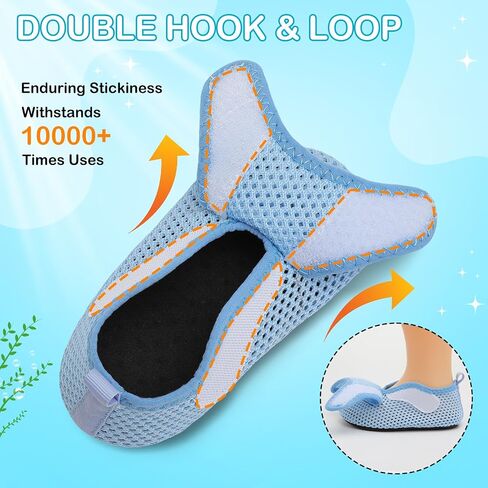 L-RUN Toddler Water Shoes Boys Girls Barefoot Beach Swim Shoes Quick Dry Kids Aqua Socks Non-Slip Wide Baby House Slippers in Saudi Arabia