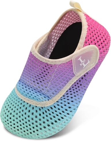 L-RUN Toddler Water Shoes Boys Girls Barefoot Beach Swim Shoes Quick Dry Kids Aqua Socks Non-Slip Wide Baby House Slippers in Saudi Arabia