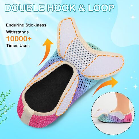 L-RUN Toddler Water Shoes Boys Girls Barefoot Beach Swim Shoes Quick Dry Kids Aqua Socks Non-Slip Wide Baby House Slippers in Saudi Arabia