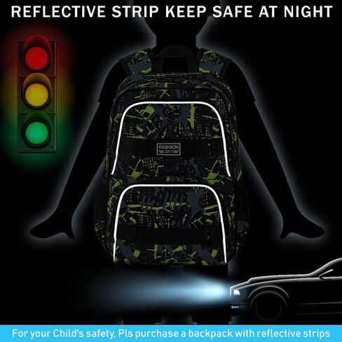 Laptop Backpack, 16 Inch School Bookbag and Lunch Bag Set, Water Resistant Backpacks for Teens Girls Women Students in Kuwait