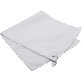 Golf Ball Cleaning Towel with Carabiner Clip DIY Sublimation Blank Towels Portable Sweat Absorbent Golf Cleaner Towel Microfiber Fabric Golf Towel with Clip