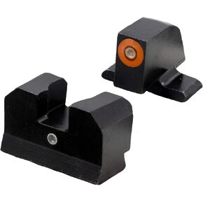 XS SIGHTS F8 Night Sight for Pistols, Large Tritium Front Sight for Fast Acquisition, Wide U-Notch Rear Sight, High Visibility, Easy Alignment