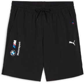 PUMA Men's Standard BMW M Motorsport Essentials Woven Shorts, Black-SS24