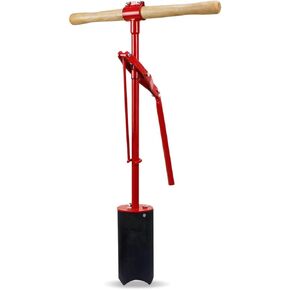 Crestgolf Lever Action Hole Cutters for Golf Greens, Steel Scalloped Blade