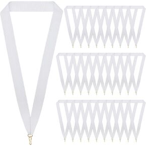 شرائط الميدالية 30 قطعة جائزة الشريط الرقبة ، حبل ميداليات مخطط شرائط المشاركة مع مقاطع SNAP للمسابقات جوائز الطالب في حفلات الاجتماع الرياضية in Kuwait