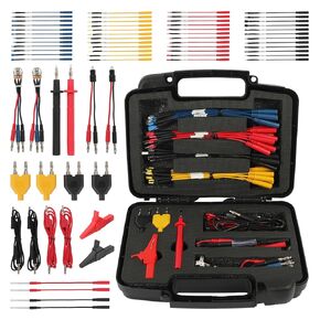 68PCS Automotive Circuit Test Leads Kit,Multimeter Terminal Test Leads Kit,Test Leads,Standard Probes,Alligator Clip,Banana Plug Adapters,SRS Connector