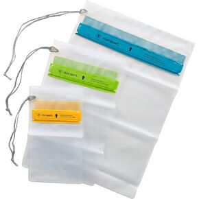 Stansport 3-Pack Waterproof Pouches, White, One Size