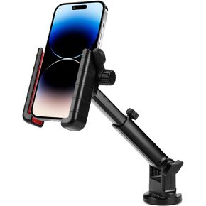 Hikeen Kayak Phone Holder, 360°Adjustable Phone Holder with Long Arm, Kayak Fishing Accessories, Kayak Phone Mount Compatible with Smartphone from 4''-7''