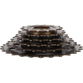 Haofy Freewheel Cassette Sprocket 6 Speed 14T 28T Mountain Replacement Accessory, 7 Speed Freewheel, 6 Speed Freewheel