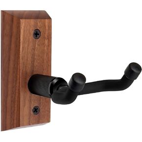 Ukulele Wall Mount Hanger, Black Walnut Hardwood Upgrade Ukulele Hanger Holder For Concert Pineapple Soprano Tenor Baritone Mandolin and Banjo, Ukulele Wall Hook Display For Home, Studio, Concert.