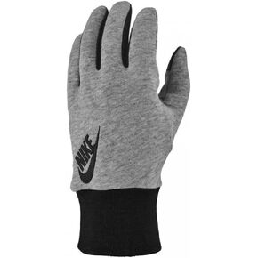 Nike Mens Club Fleece Training Gloves Gray Heather | Black Medium
