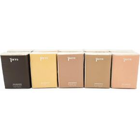 Terre Bamboo Pocket Tissues, 4-Ply, Unbleached, 10 Pack (8 Tissues per Pack, 80 Tissues Total), Eco-Friendly, Travel Facial Tissues, Tree-Free, Hypoallergenic, Soft, Strong & Sustainable