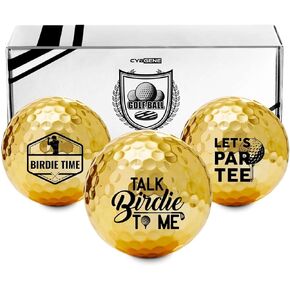 Funny Golf Gifts Set for Men, Golf Balls Set for Golf Lovers, Perfect for Dad, Boss, Grandpa for Birthday - Talk Birdie to Me
