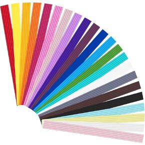 22 Colors 3D Printing Filament Refill for 3Doodler Start+ 3D Pen, Safe Low Print Temperature PCL Filament 2.5mm Thick, Premium 110pcs Total 1650cm Refill Pack Only Fit for 3Doodler Start+ Pen