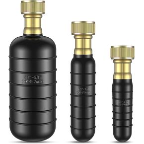 3 Pcs Drain Bladder Kit, Drain Cleaning Bladder Fits 1" to 6" Pipes, Rubber Drain Bladder Unclogger for Bathroom Sinks, Showers, Swimming Pool Drains, Kitchen Sinks and Main Drains
