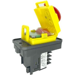 KJD11/JD3 Industrial Electromagnetic Switch - 16A 400V 50Hz 10-pin. Waterproof pushbutton with Emergency Stop for Machine Tool Control