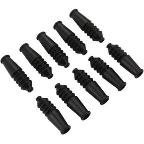 10Pcs Bicycle Brake Cable Tail Cap End Protector Cover,Cycling Brake Cable Tail Cap Bicycle V-Brake Cable Boot Dust Cover Bike Accessories