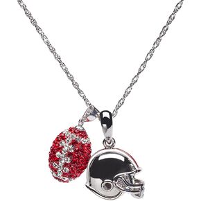 Stone Armory Necklace for Ohio State Buckeyes – Stainless Steel Jewelry Designed for Sensitive Skin – Adjustable 20-24in Chain, Gift for Women, Fans, and Ohio State University Graduates