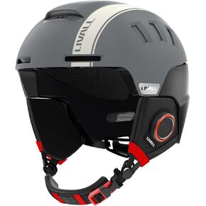 LIVALL RS1 Smart Bluetooth Ski Helmet with Built in Speakers & Microphone, Patented Fall Detection & SOS Alert, Adjustable Venting and Goggles Compatible, Snow Sport Helmets for Men and Women