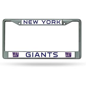Rico Industries NFL Unisex-Adult Standard Chrome License Plate Frame