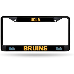 Rico Industries NCAA UCLA Bruins Standard Black Chrome Frame with Decal Inserts 12" x 6" Car/Truck Auto Accessory