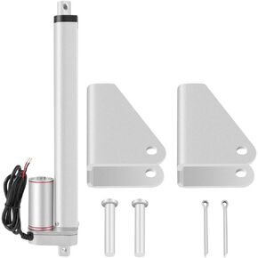 Electric Actuator IP54 Heavy Duty 1000N Linear Actuator DC 12V Electric Motor Bracket for Table and Standing Desk(300mm Stroke)