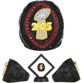 2025 Fantasy Football Championship Ring League Champion Trophy Rings Premium Award for Winner