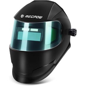 Welding Helmet Solar Powered Auto Darkening Glasses Welder Hood Mask 1/1/1/1 Top Optical Clarity Large Viewing Adjustable Wide Shade 4/9-13 Shield 1/25000s Response Time for TIG MIG ARC Weld