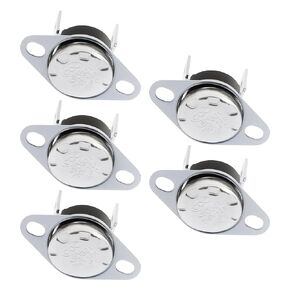 5PCS KSD301 Thermostat 50°C 10A 250VAC Normally Closed Automatic Reset Thermostat Switch 20.6x31.8mm for Microwave Ovens Coffee Machines Speed Cookers